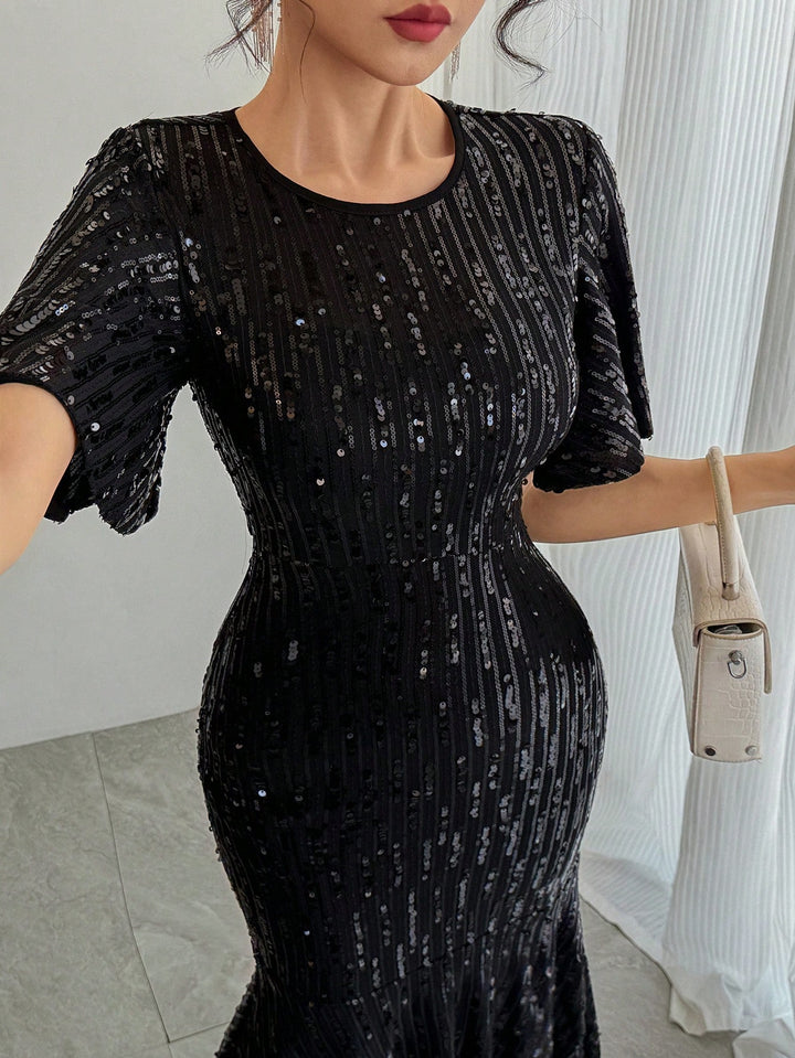Rochie midi SHEIN, negru
