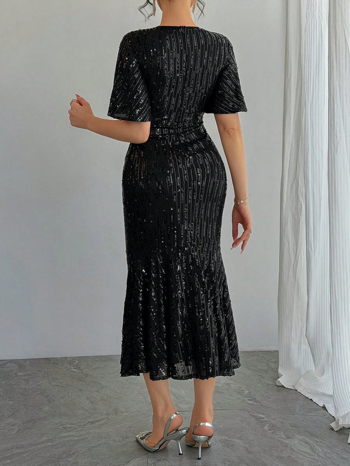 Rochie midi SHEIN, negru