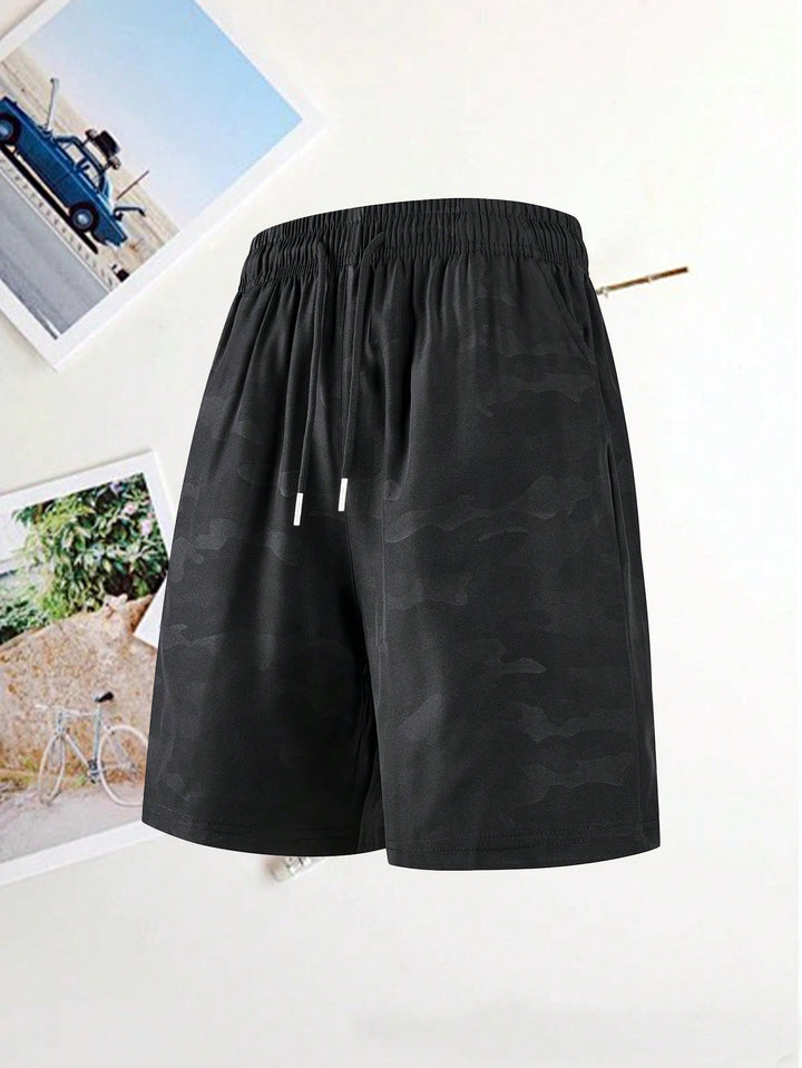 Pantaloni scurți SHEIN, negru