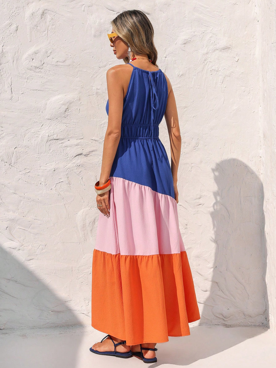 Rochie maxi SHEIN, mix culori