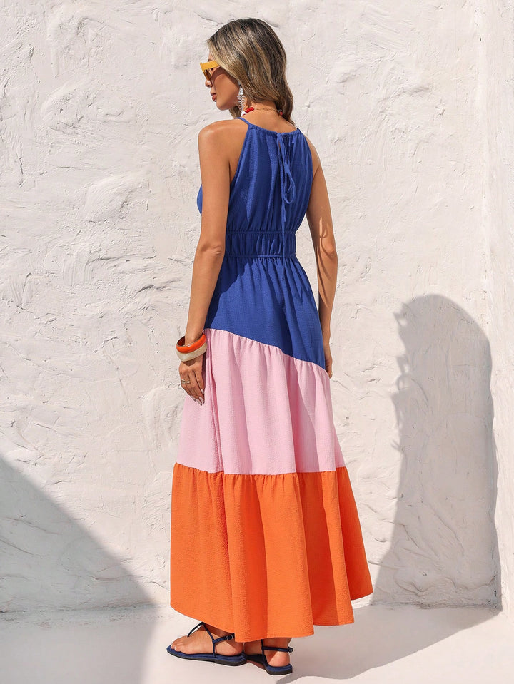 Rochie maxi SHEIN, mix culori