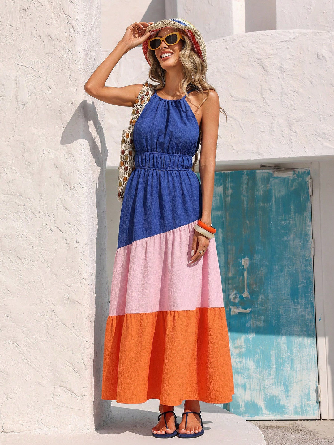 Rochie maxi SHEIN, mix culori