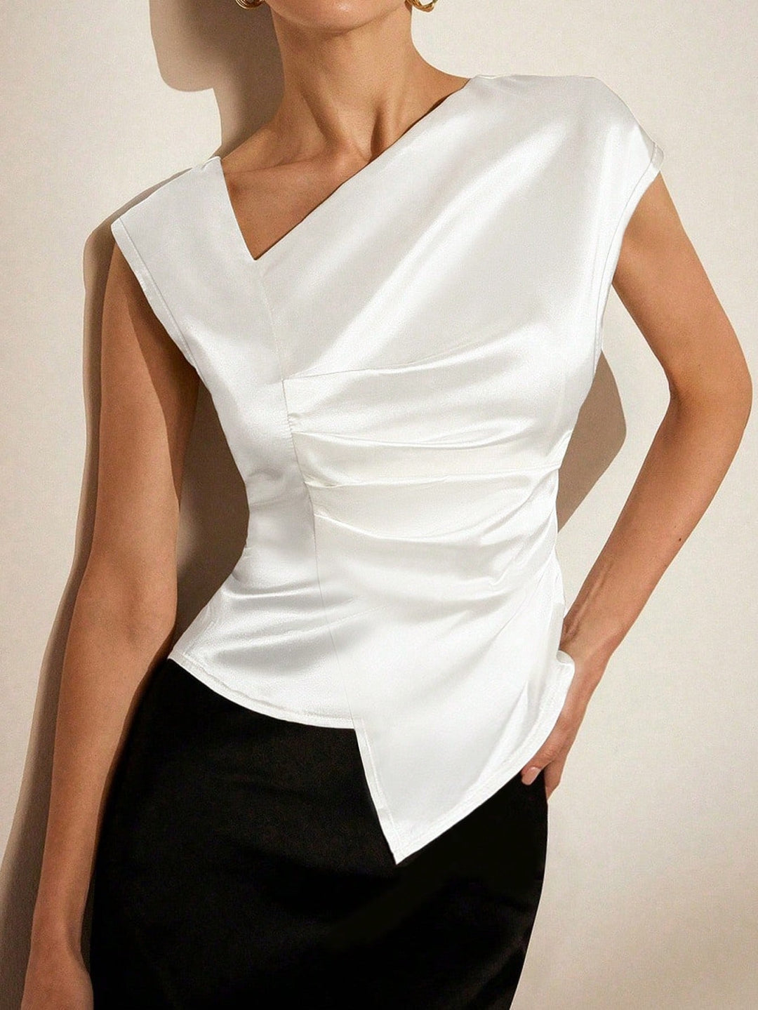 Top SHEIN, alb