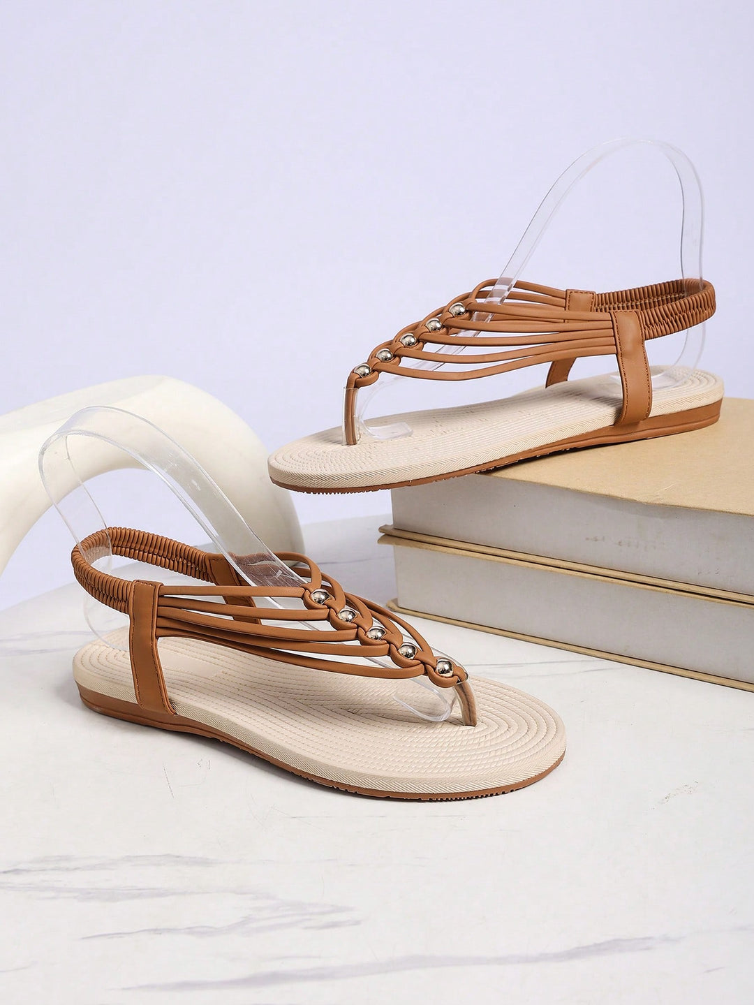 Sandale SHEIN, maro