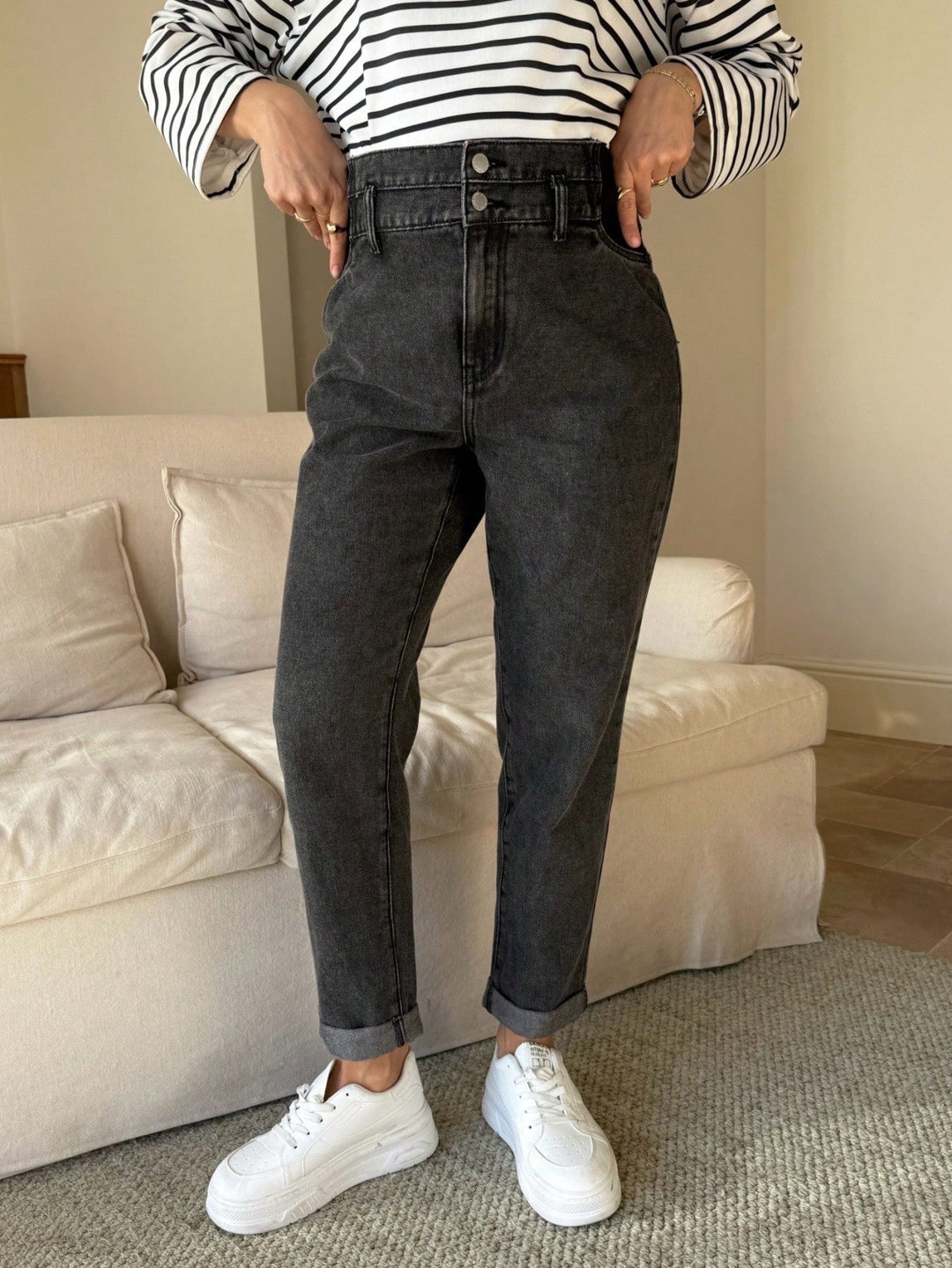 Jeans SHEIN, negru