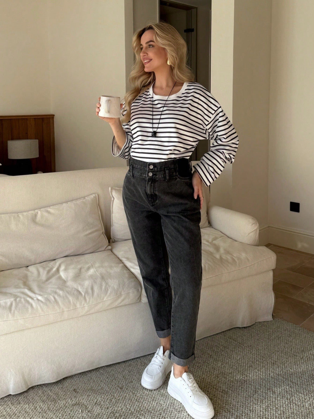 Jeans SHEIN, negru