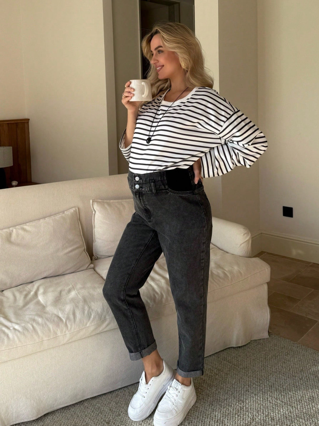 Jeans SHEIN, negru