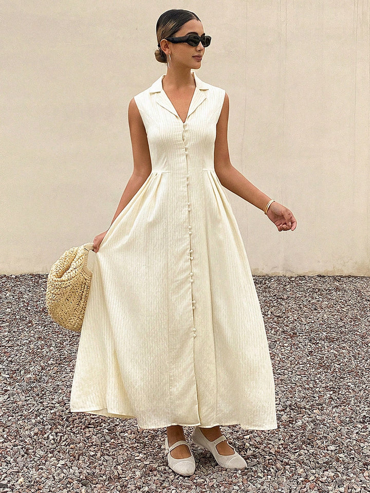 Rochie midi SHEIN, bej