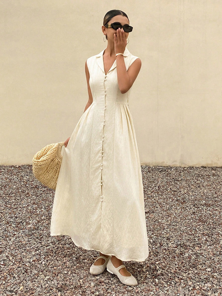 Rochie midi SHEIN, bej
