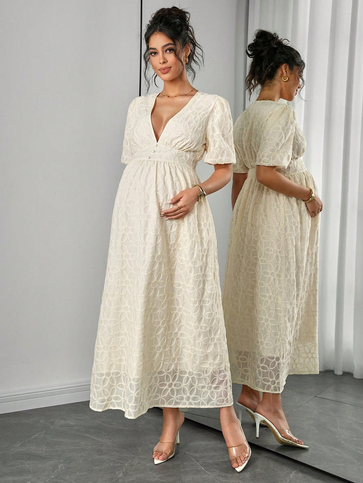 Rochie maxi SHEIN, bej