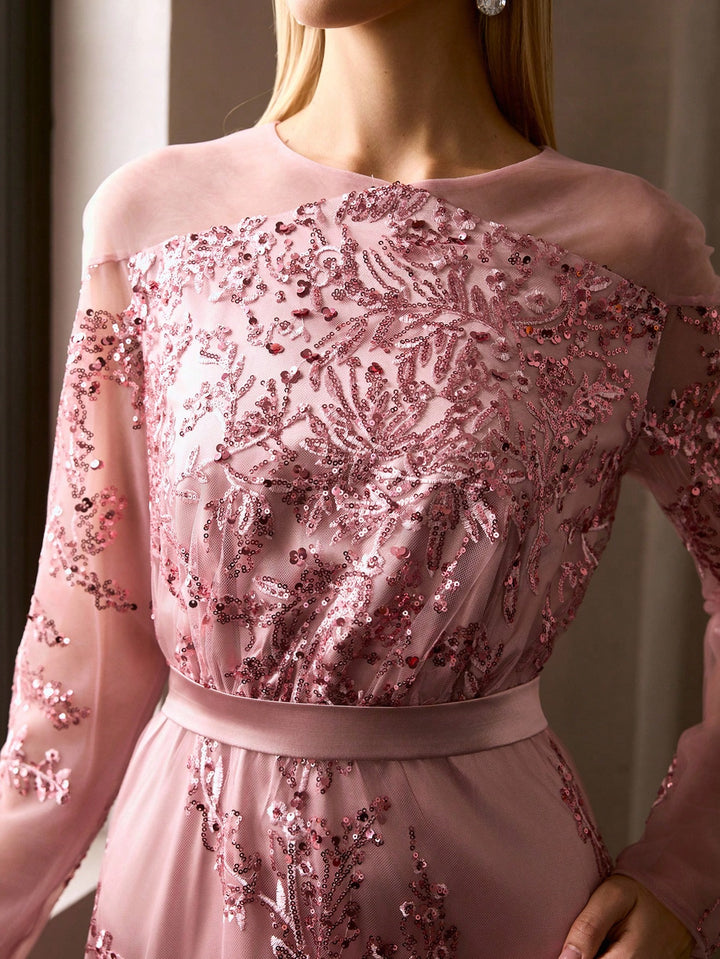 Rochie de ocazie SHEIN, roz