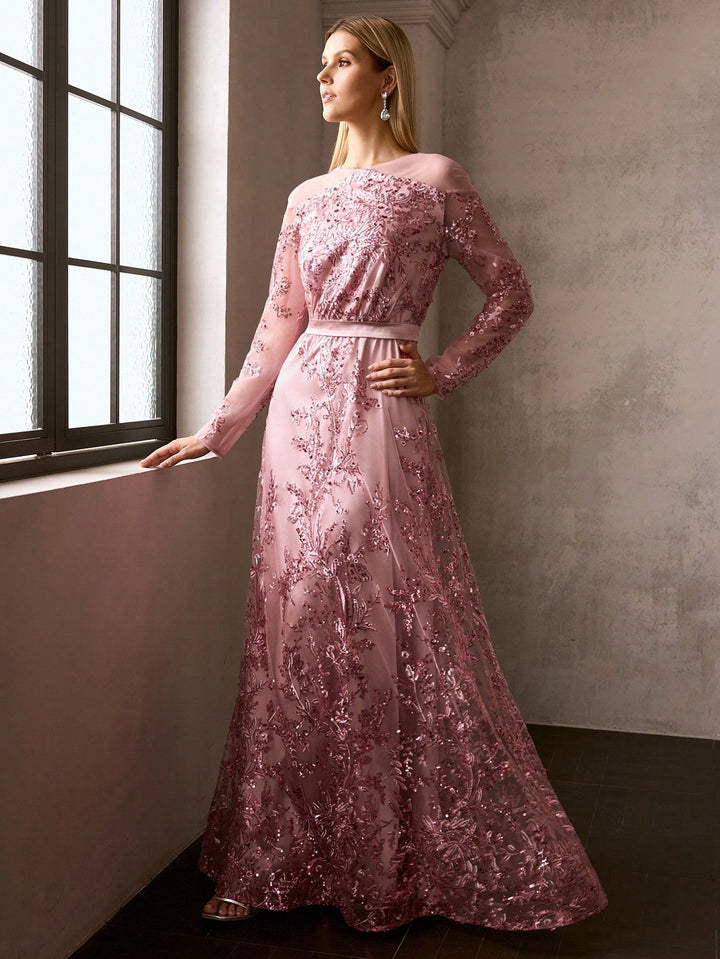Rochie de ocazie SHEIN, roz