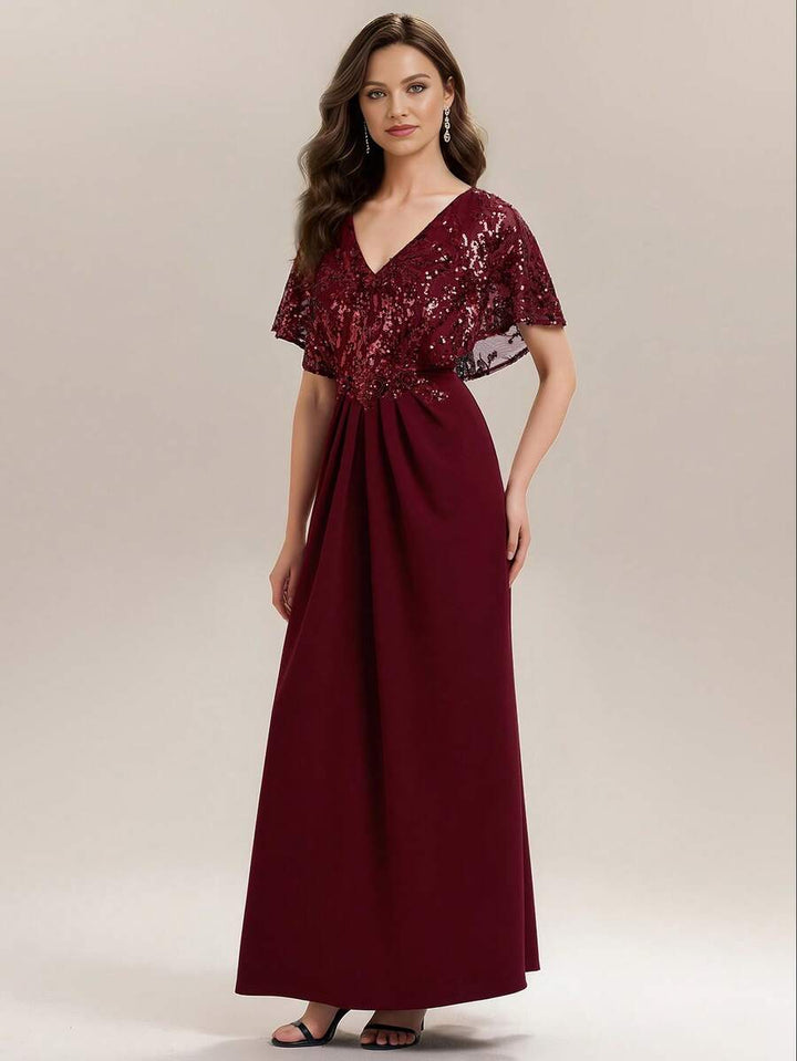 Rochie de ocazie SHEIN, vișiniu