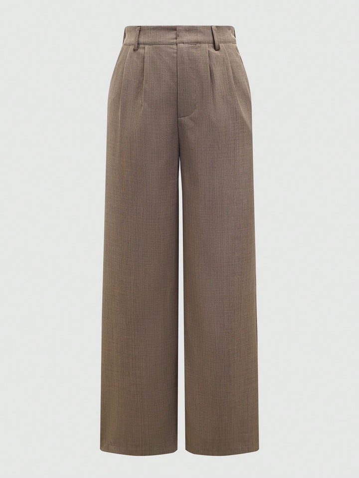 Pantaloni SHEIN, maro