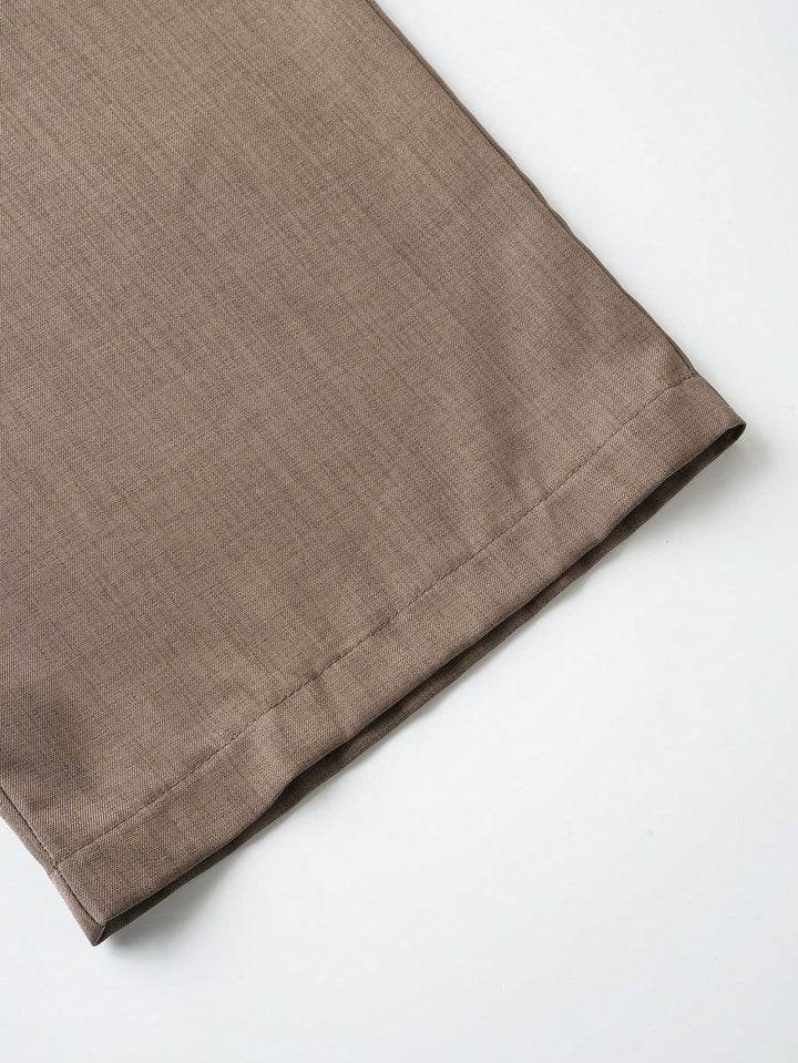 Pantaloni SHEIN, maro