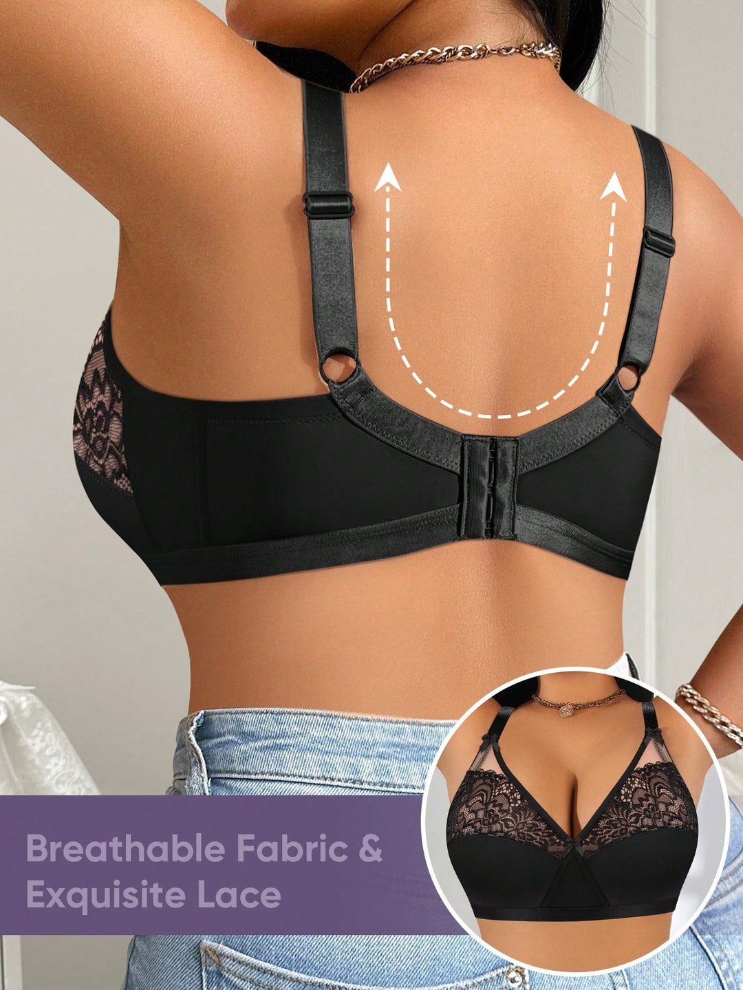 Sutien SHEIN, negru