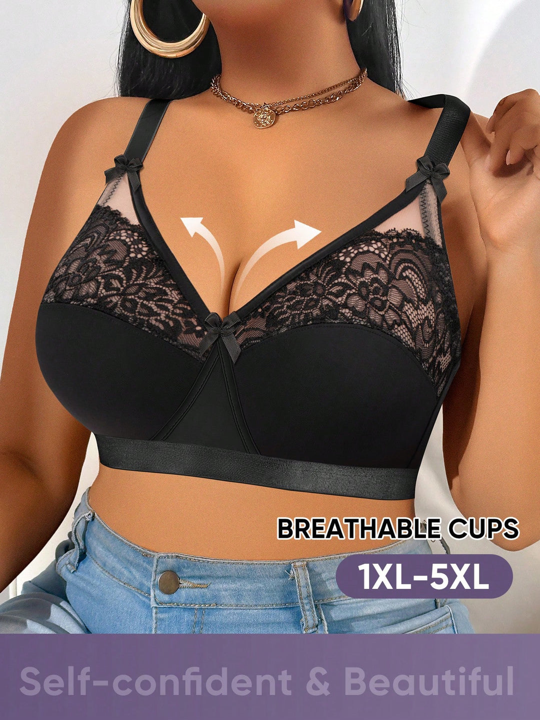 Sutien SHEIN, negru