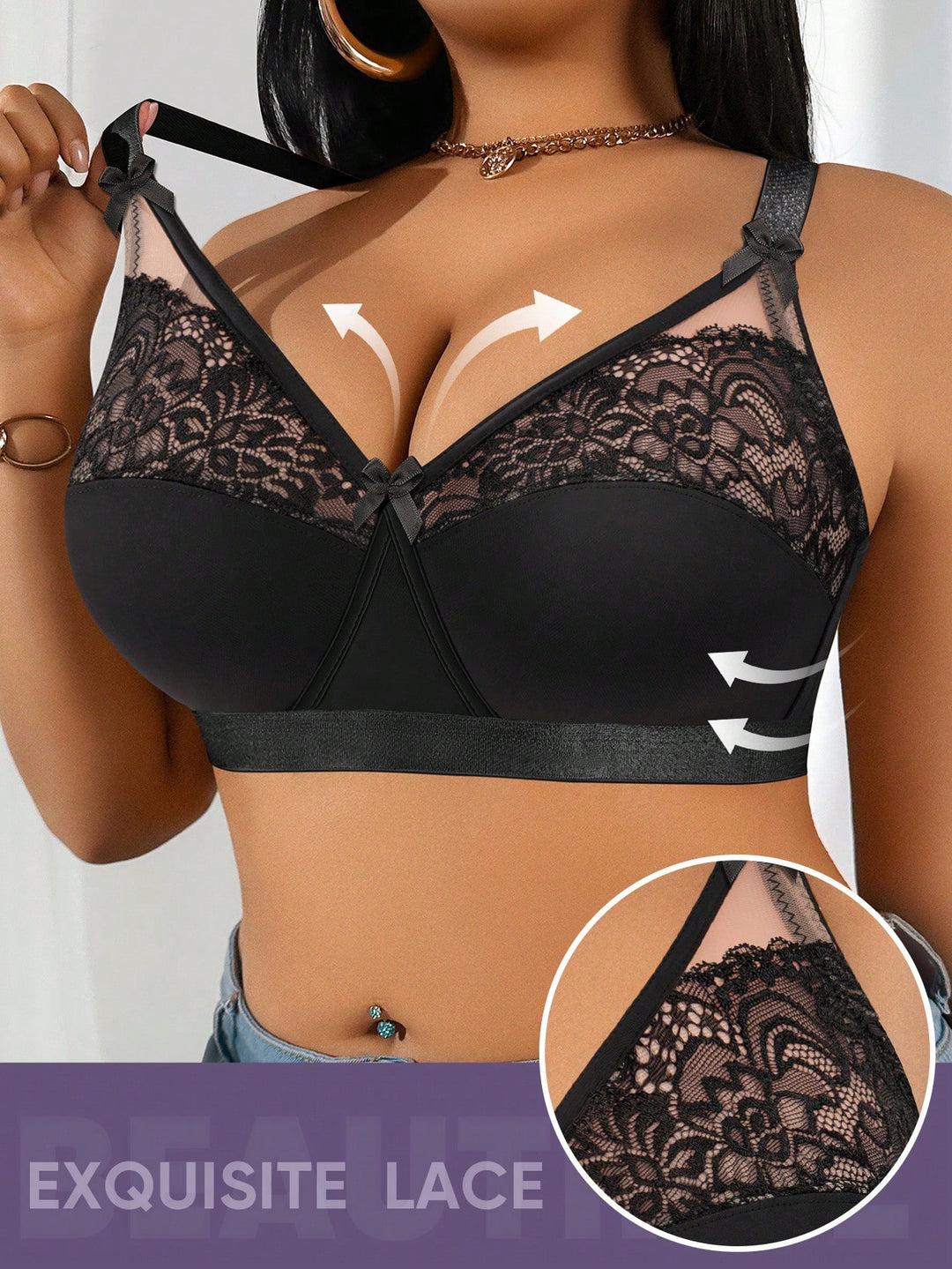 Sutien SHEIN, negru