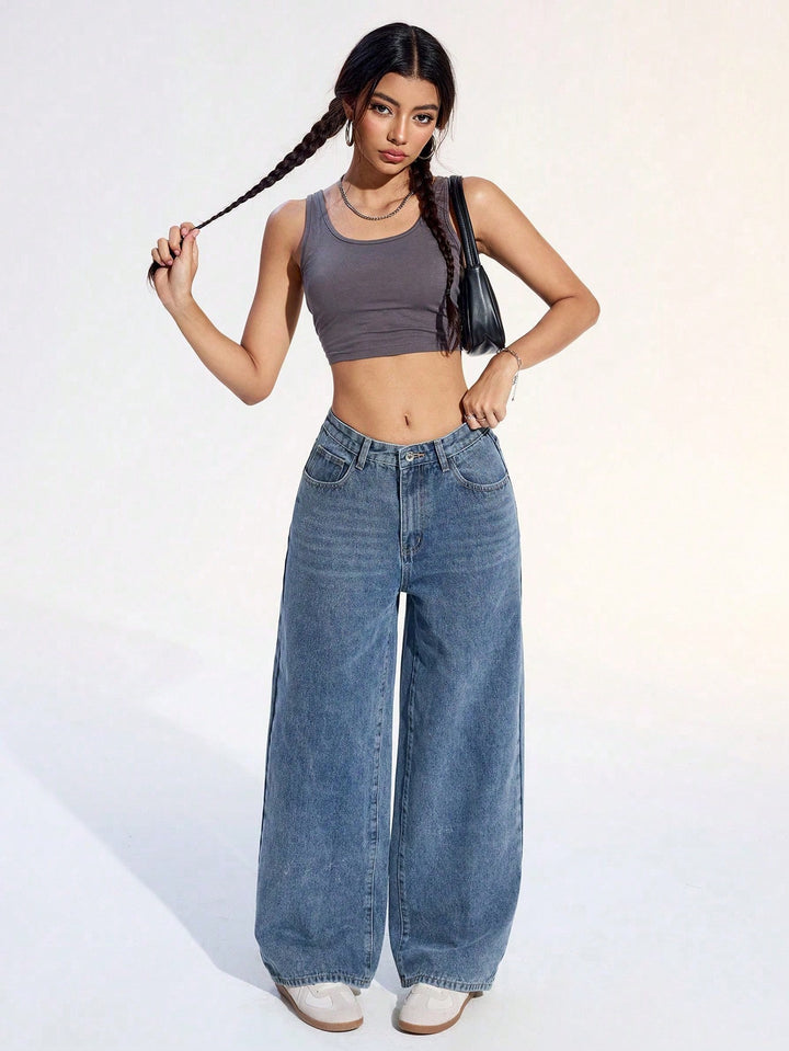 Jeans SHEIN, albastru