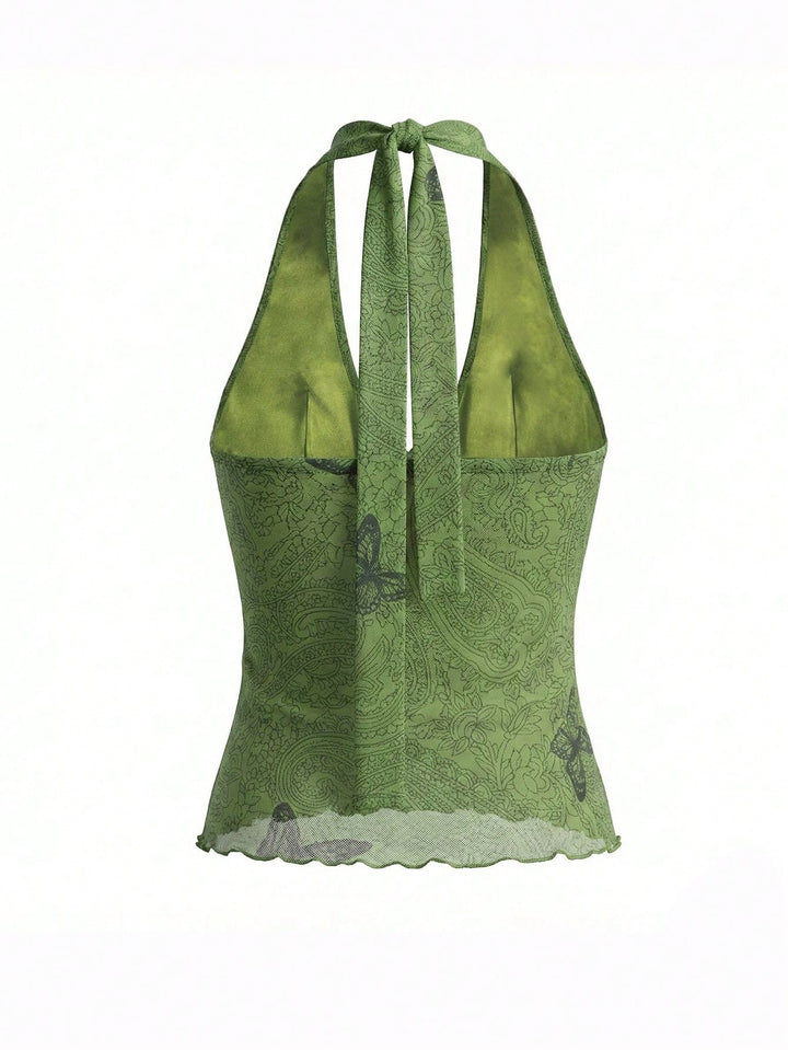 Top SHEIN, verde
