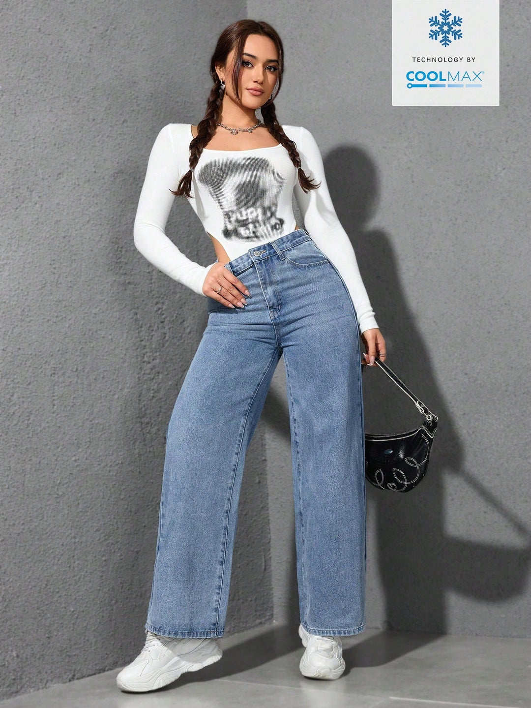 Jeans SHEIN, albastru