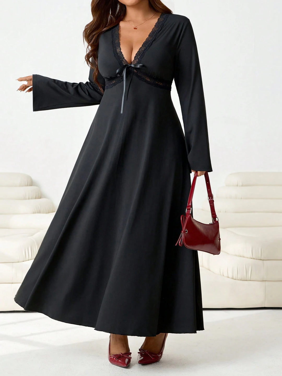 SHEIN maxiruha, fekete