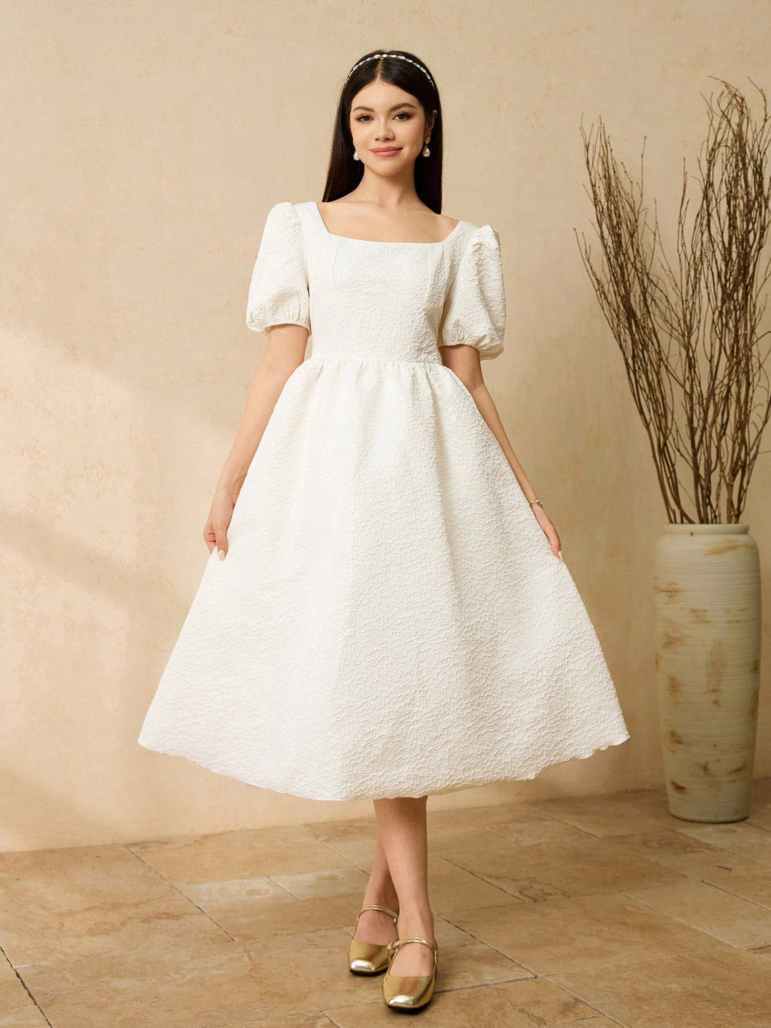 Rochie SHEIN, alb
