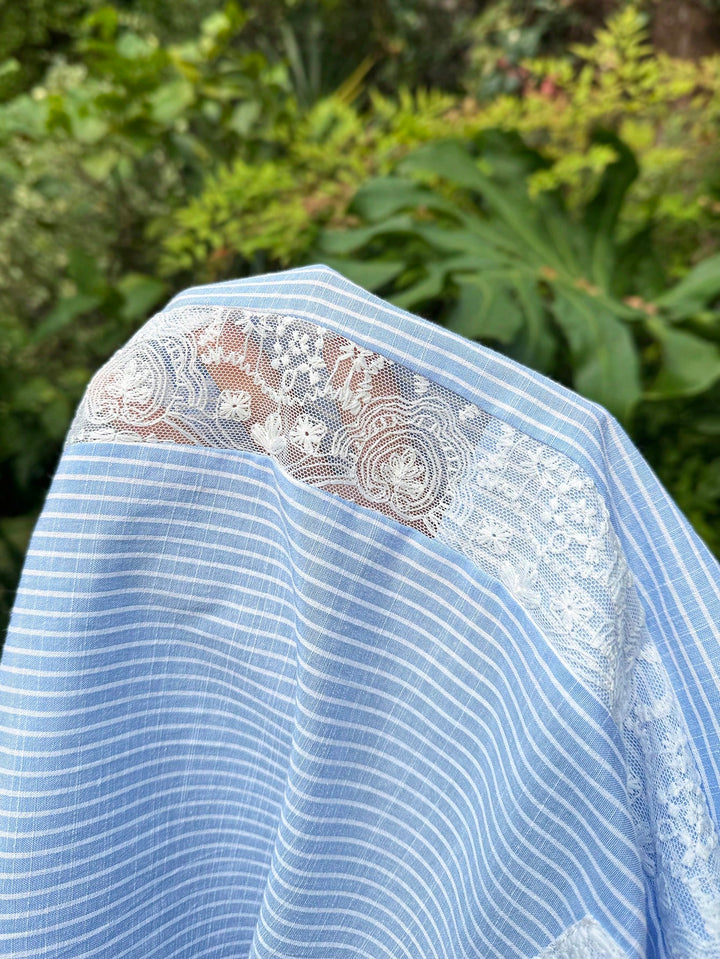 Pantaloni SHEIN, albastru