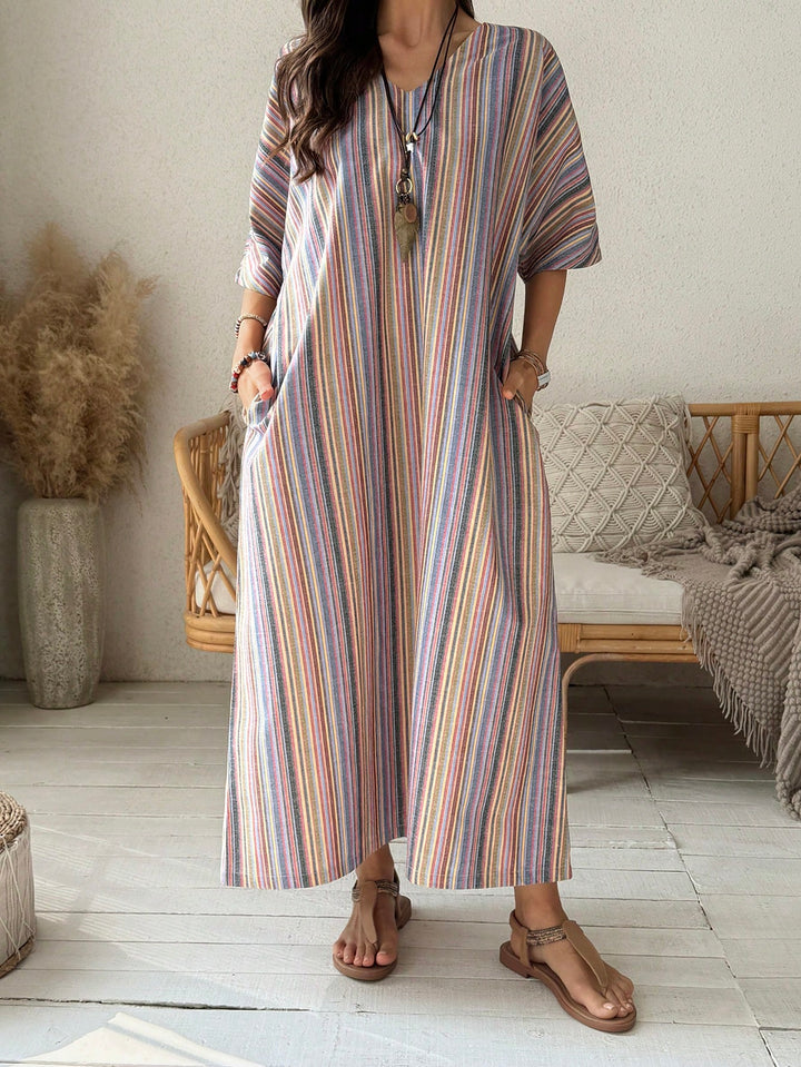 Rochie maxi SHEIN, mix culori