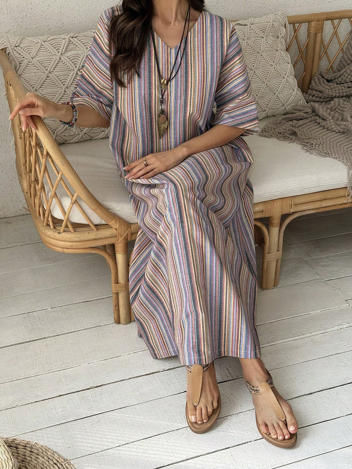 Rochie maxi SHEIN, mix culori