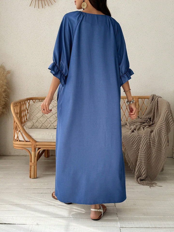 Rochie maxi SHEIN, albastru