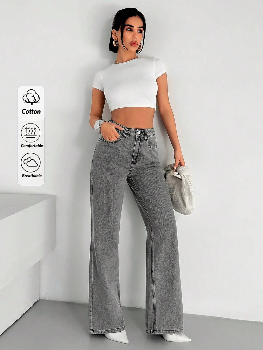 Jeans SHEIN, gri