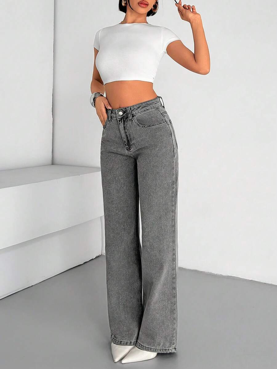 Jeans SHEIN, gri