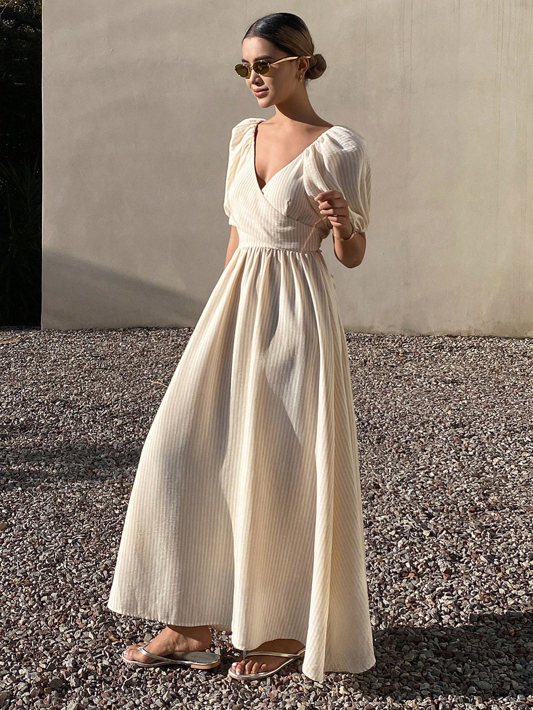 Rochie maxi SHEIN, galben