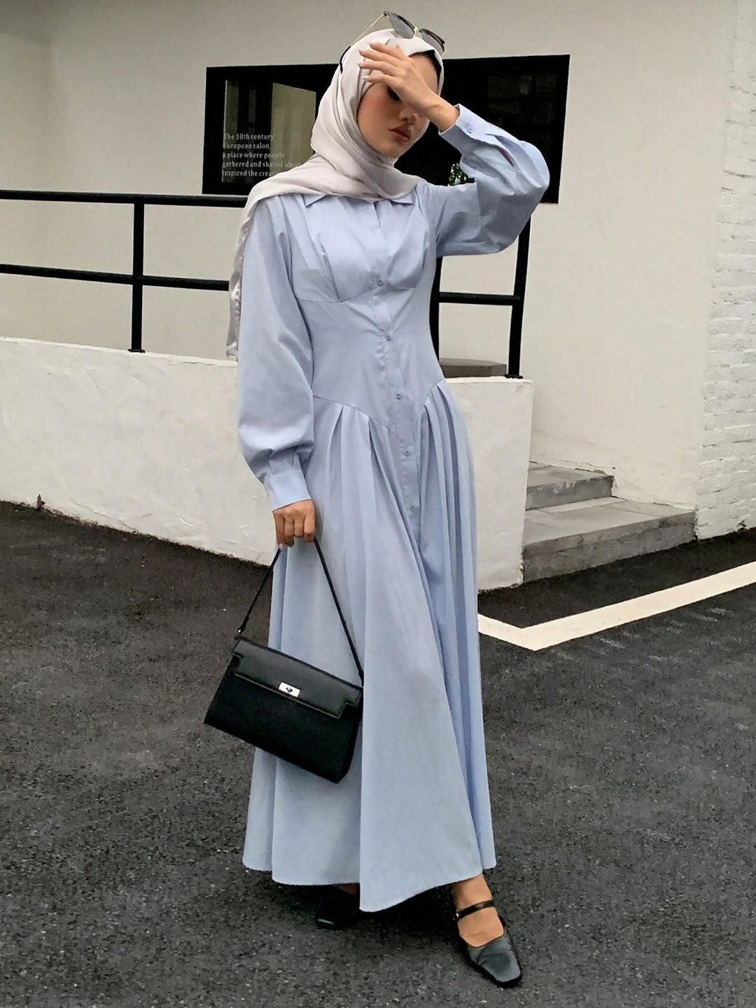Rochie maxi SHEIN, albastru