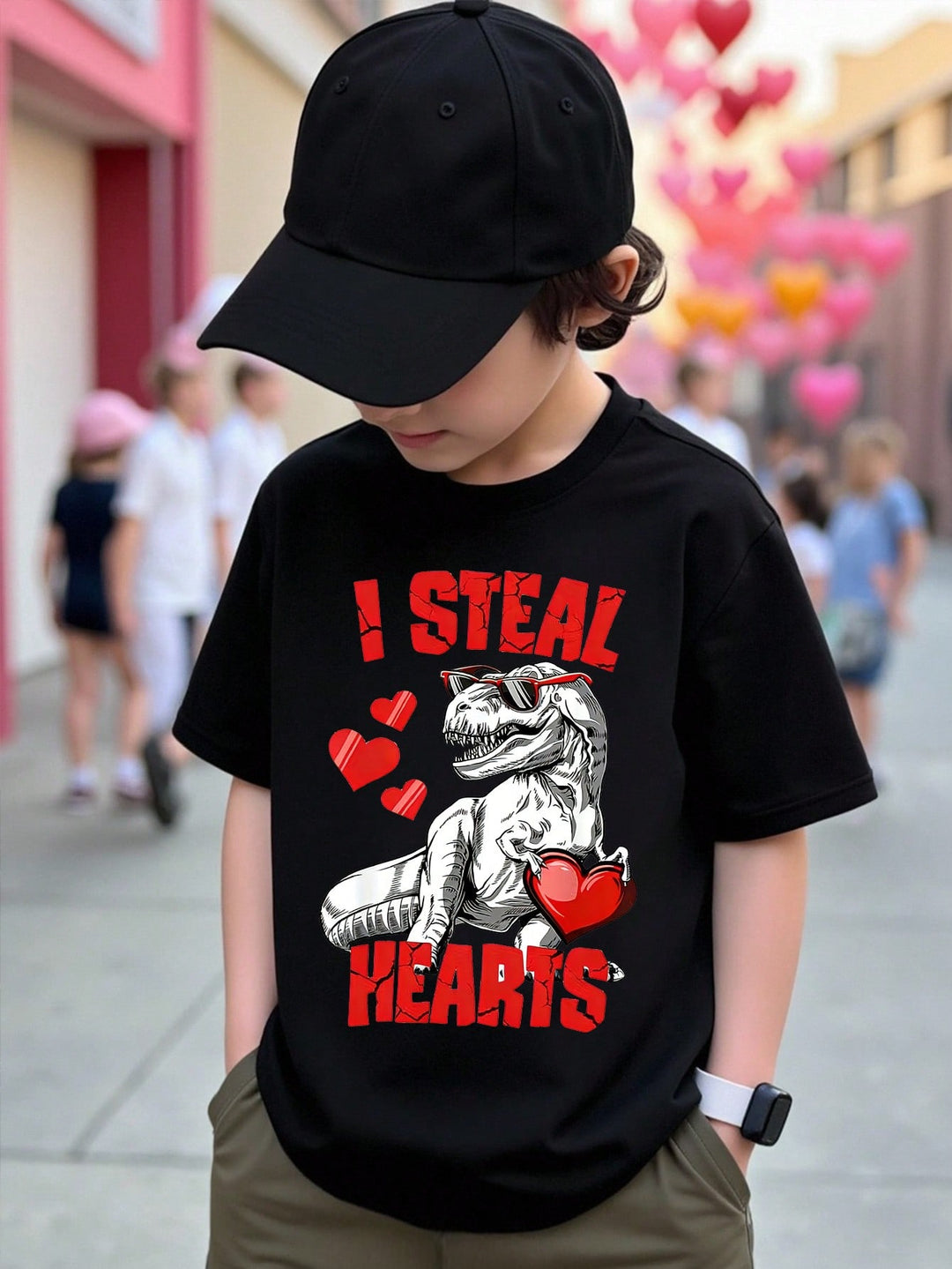 SHEIN póló, fekete