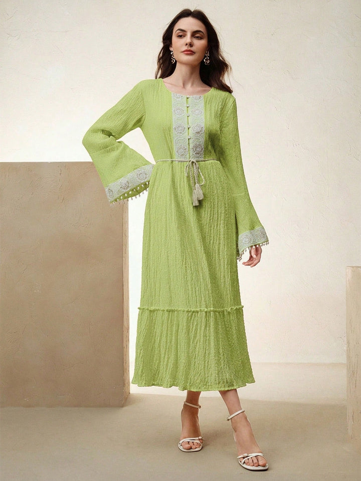 Rochie midi SHEIN, verde