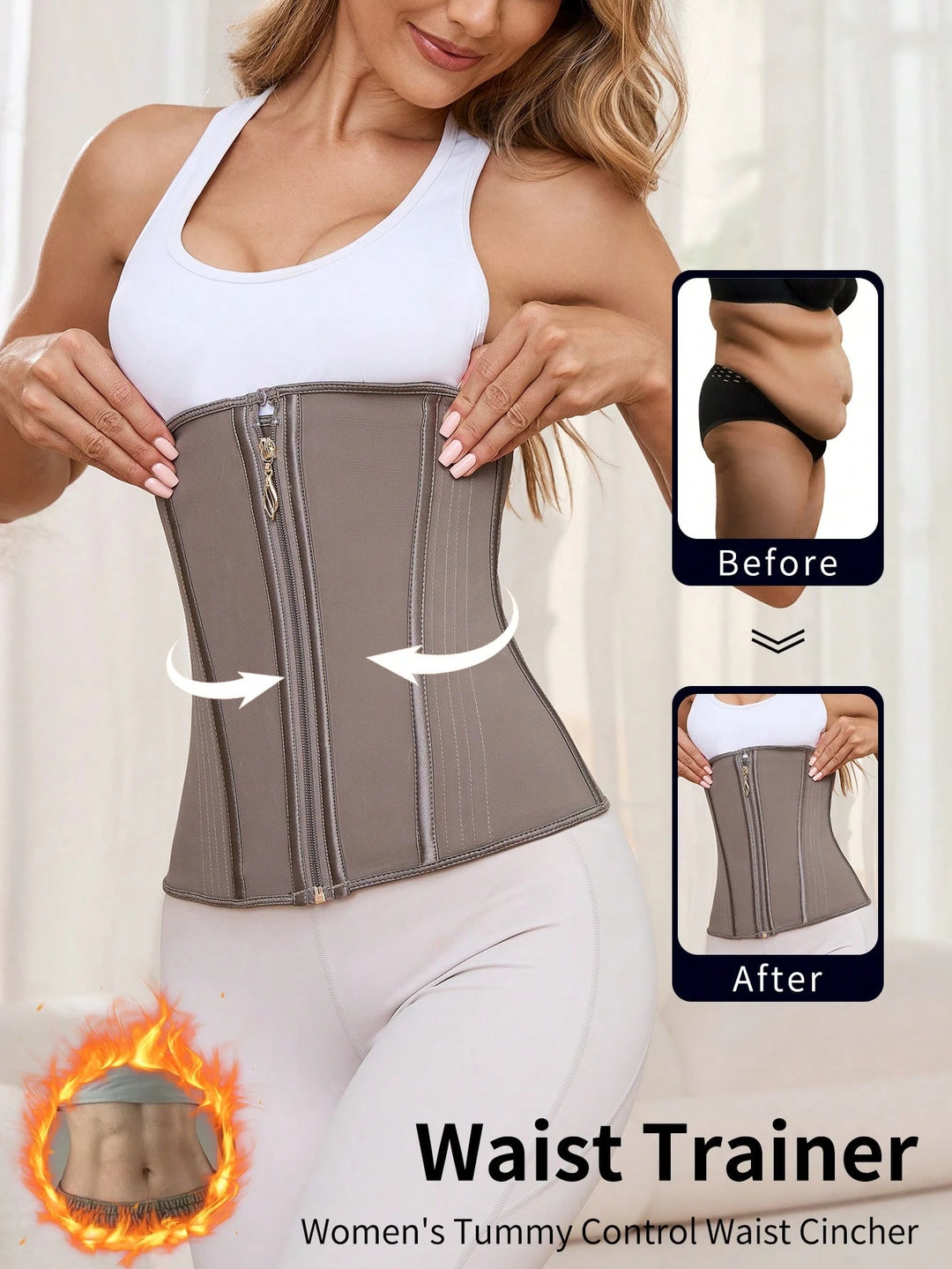 Corset modelator SHEIN, gri