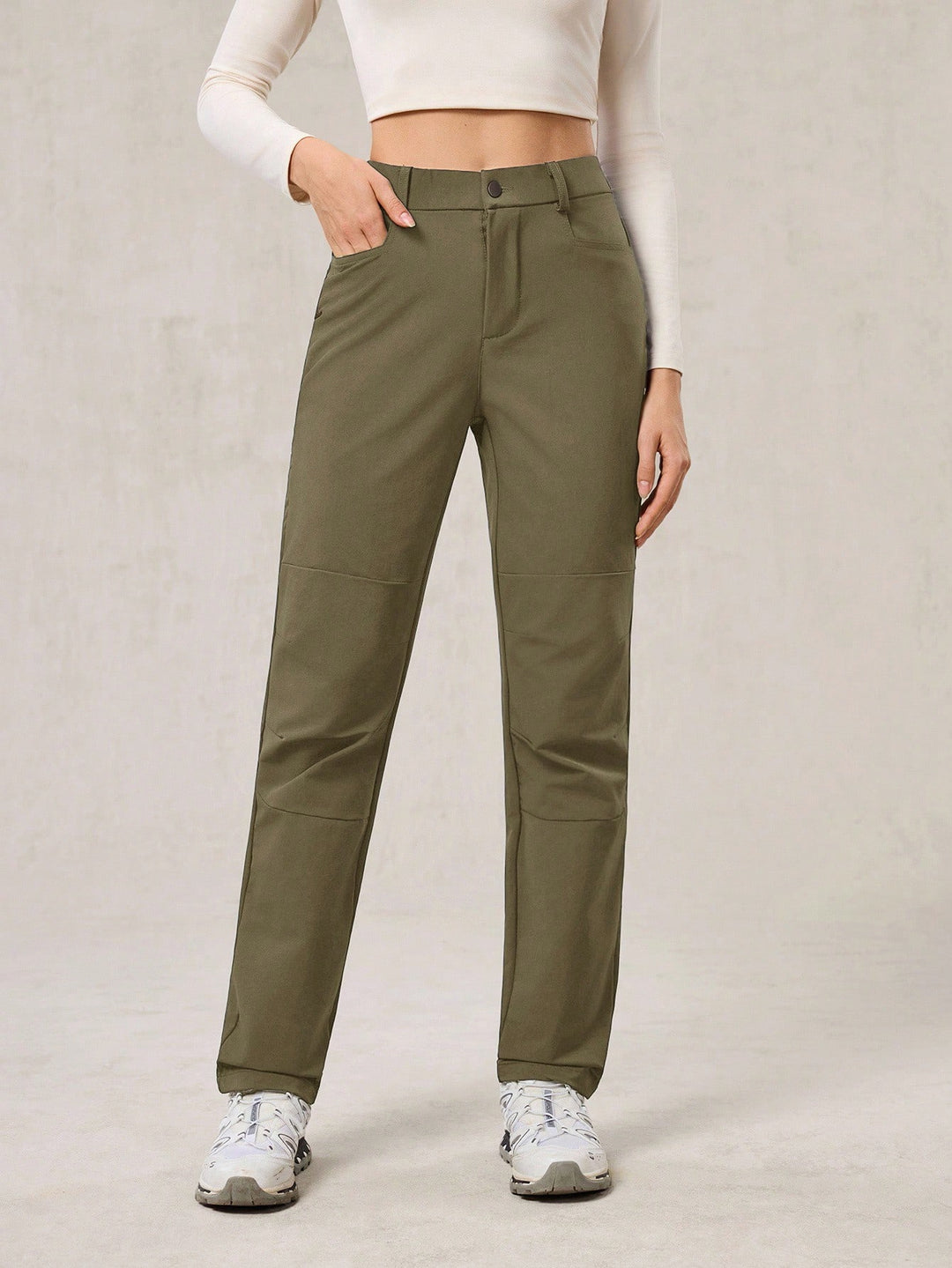 Pantaloni SHEIN, kaki