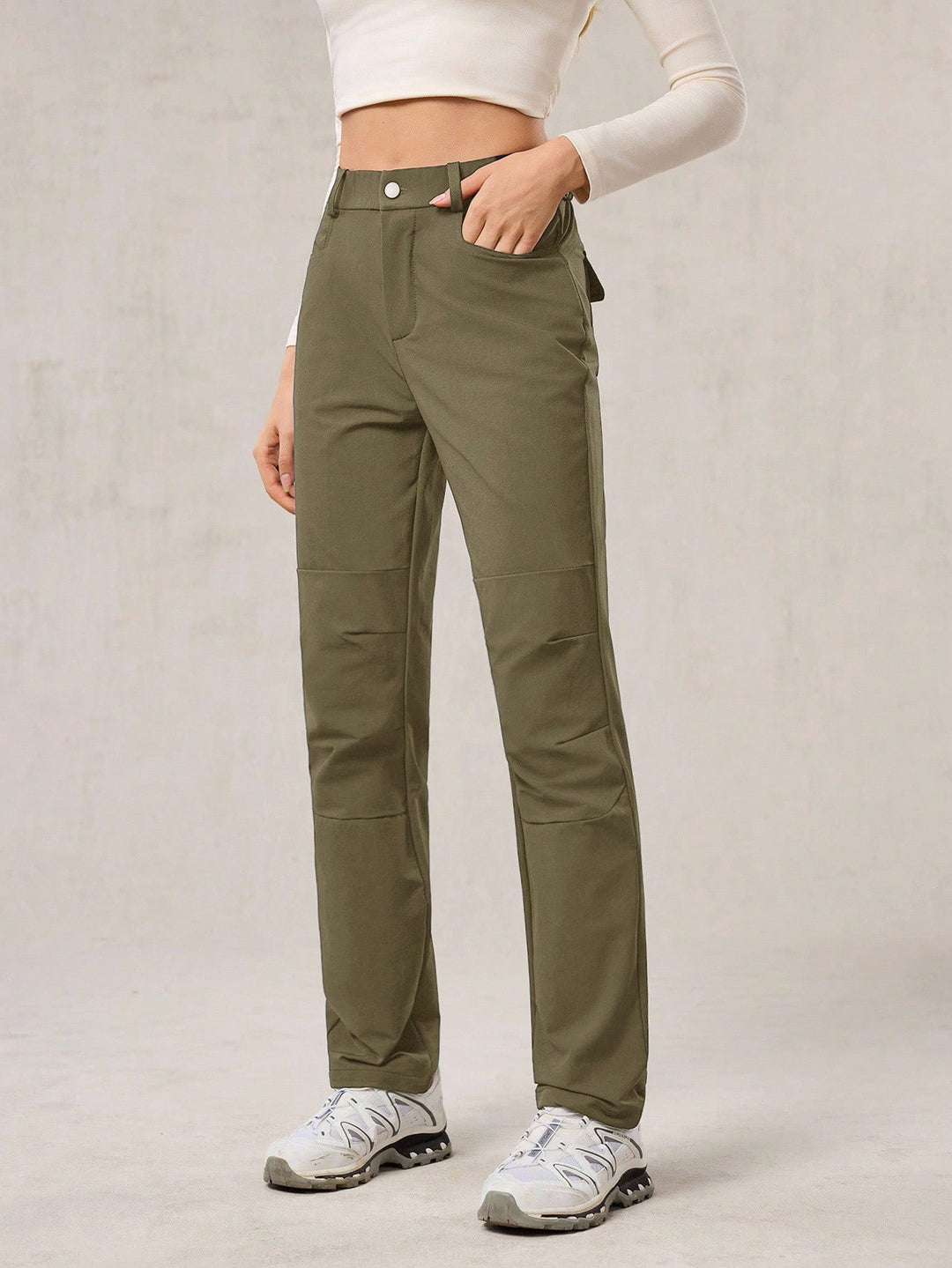 Pantaloni SHEIN, kaki