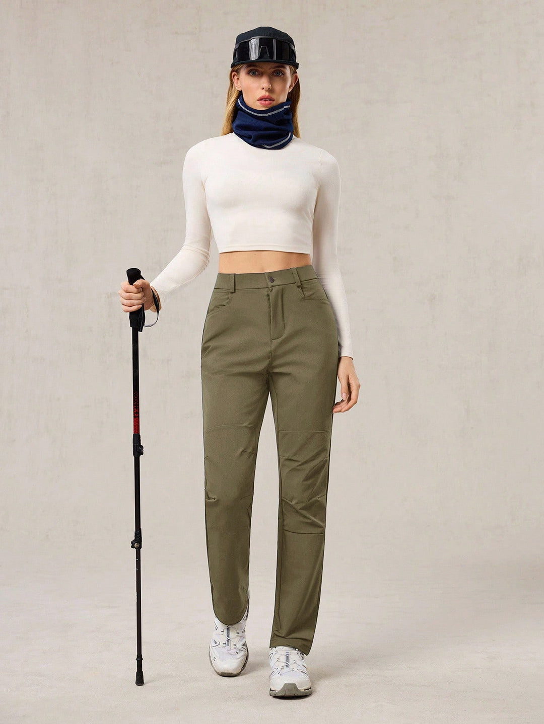 Pantaloni SHEIN, kaki