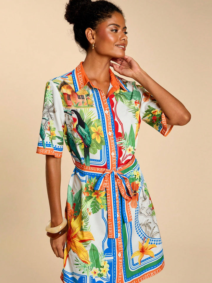 Rochie scurtă SHEIN, mix culori