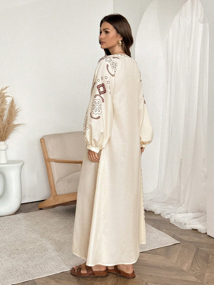SHEIN maxi ruha, bézs