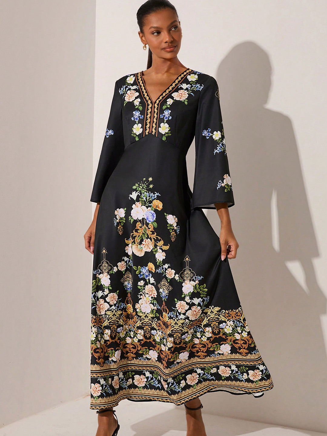 Rochie maxi SHEIN, negru