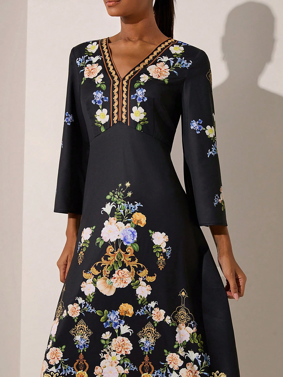 Rochie maxi SHEIN, negru