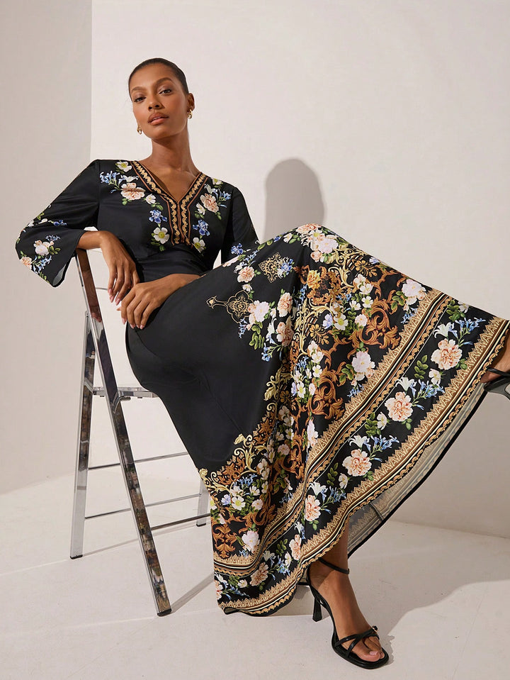 Rochie maxi SHEIN, negru