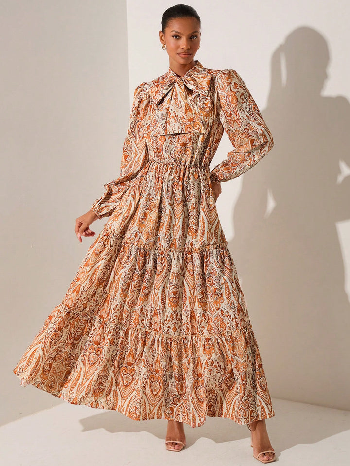 Rochie maxi SHEIN, mix culori