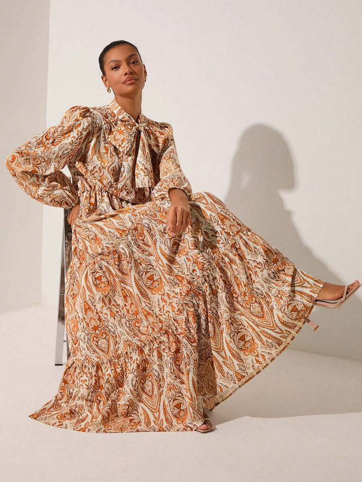 Rochie maxi SHEIN, mix culori