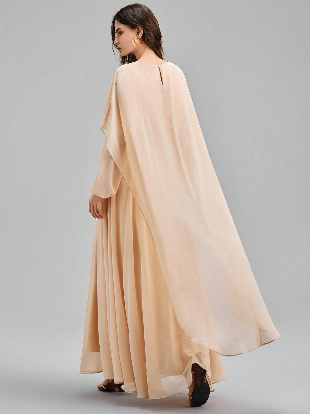 Rochie maxi SHEIN, bej