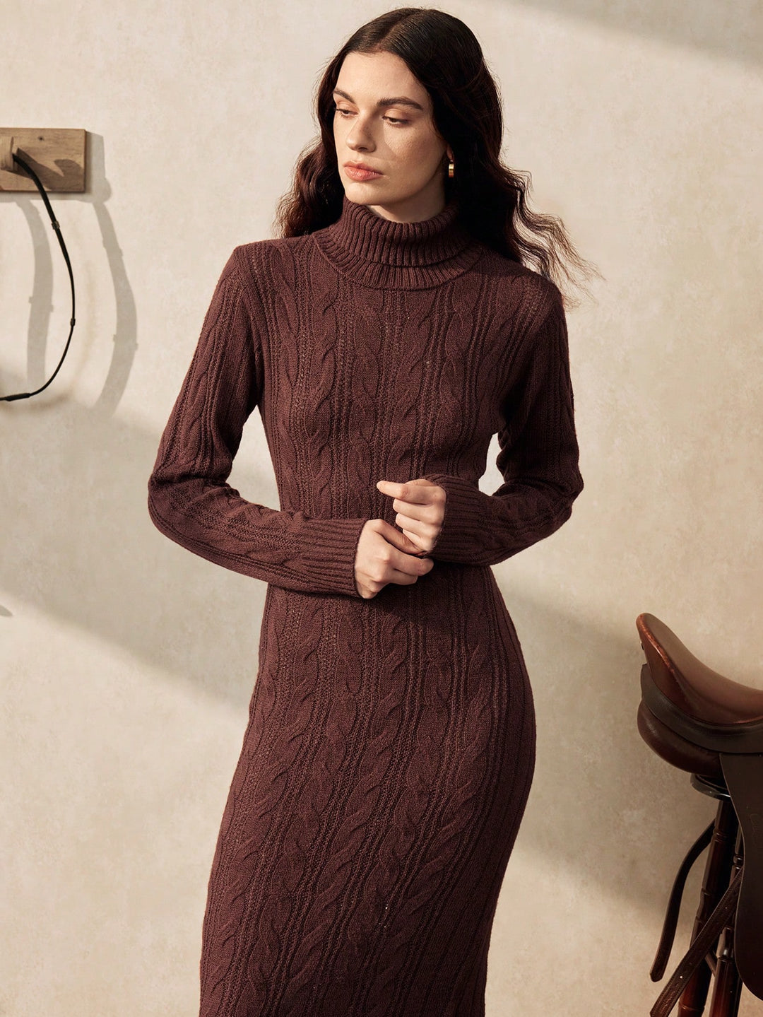 Rochie SHEIN, maro